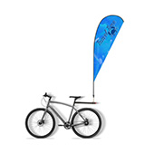 porta bandiera da bicicletta optional