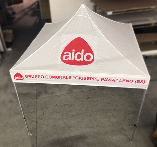 Gazebo richiudibile personalizzato