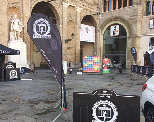 Bandiere a goccia per Street Golf