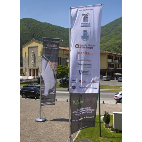 Bandiere pubblicitarie per eventi di golf
