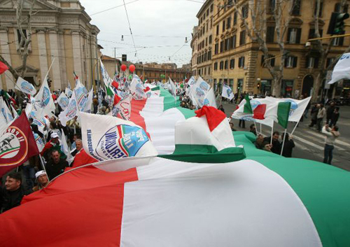 bandiere personalizzate organizzazioni sindacali