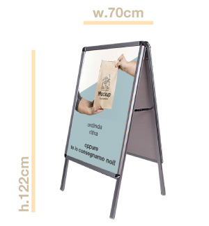 cavalletto click clack con stampa mono in promozione