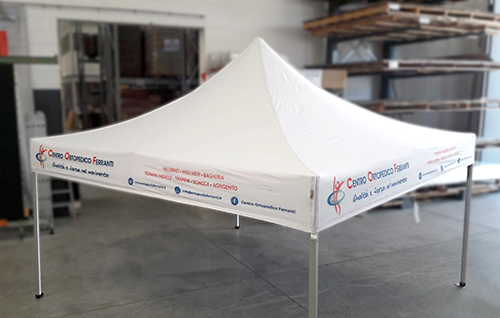 Gazebo richiudibile personalizzato