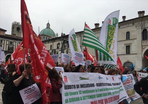 Bandiere a Vela Cisl Brescia