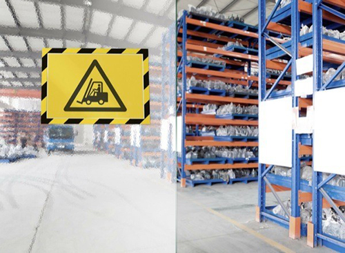 Cornice adesiva magnetica per le segnalazioni di sicurezza