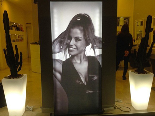 Espositore Textile Frame Lux retroilluminato