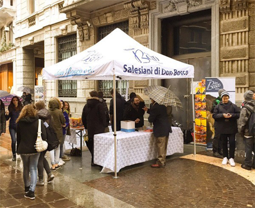 Gazebo pubblicitario a Brescia
