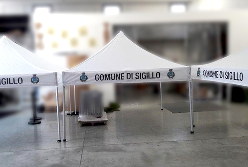 Gazebo per il Comune di Sigillo