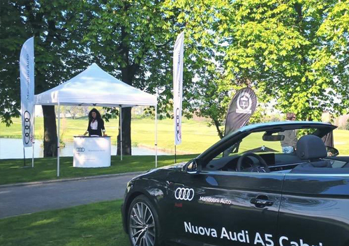 Gazebo per eventi concessionarie