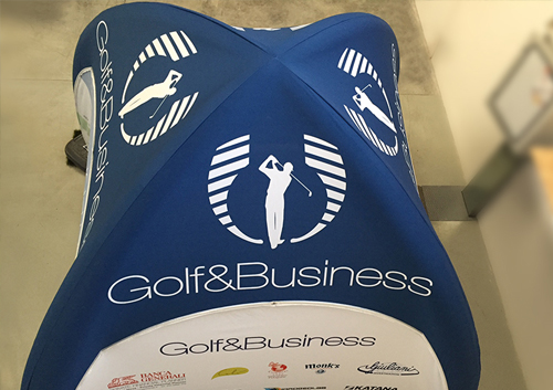 Gazebo Gonfiabile personalizzato Golf & Business