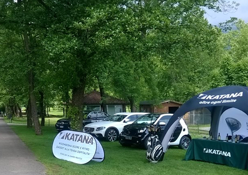 Espositori promozionali a Golf Club Lecco
