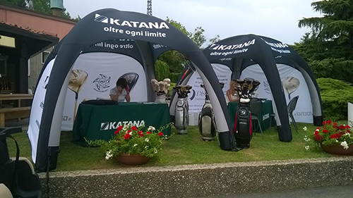Gazebo Gonfiabili per tornei di golf