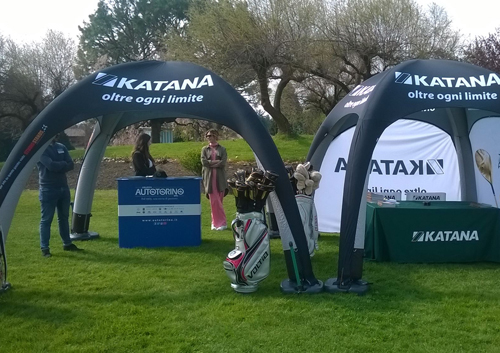 Gazebo Gonfiabile a Golf Club Monticello