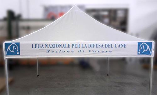 Gazebo pubblicitario personalizzato