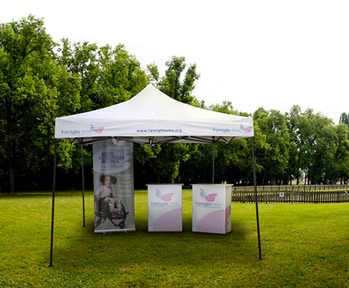 Stand portatile per ONLUS
