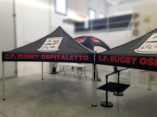 Gazebo per eventi rugby