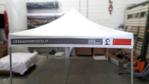 Gazebo richiudibile personalizzato