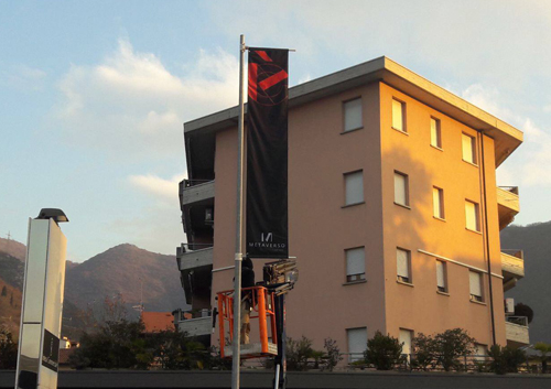 Espositori flag da palo