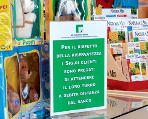 Porta avvisi da banco