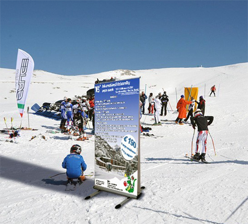 Espositore Roll Up per esterni