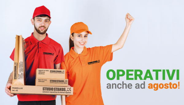 operativi anche ad agosto