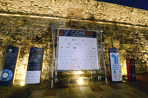 Espositori promozionali festival CidneOn 2018