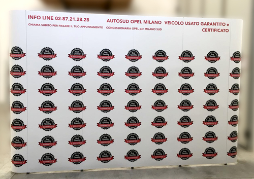 Fondale grafico Pop Up magnetico